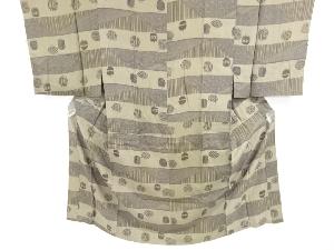 アンティーク　棗模様男物長襦袢